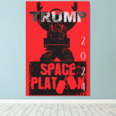 Toile Trump 2024 Election Space Force (Insitu (Plancher de Bois))