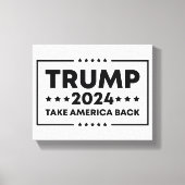 Toile Trump 2024 : Trump et l'Amérique (Recto)