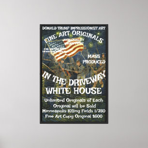 Toile Trump Beaux-Arts Maison Peinture Allée Originaux F
