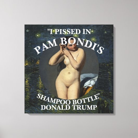 Toile Trump Cheeseburger Jesus Parti républicain Poutine (Recto)