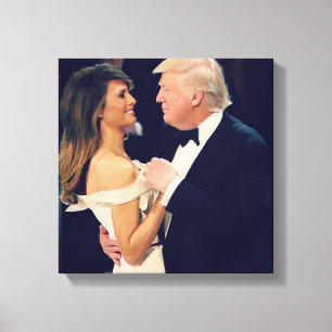 Toile Trump et Melania Dancing