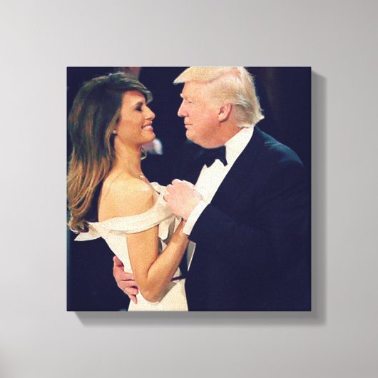 Toile Trump et Melania Dancing (Recto)