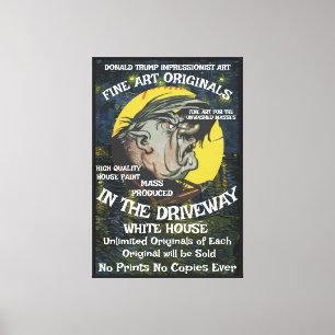 Toile Trump Fine FW FV Art Original Impressionniste Pein