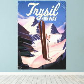 Toile Trysil Norvège ski (Insitu (Plancher de Bois))