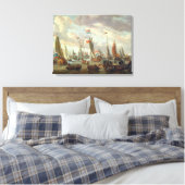 Toile Tsar Peter I visite l'Angleterre en janvier 1698 (Insitu(Chambre))