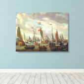 Toile Tsar Peter I visite l'Angleterre en janvier 1698 (Insitu (Plancher de Bois))