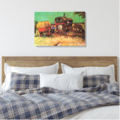 Toile Tsiganes avec Caravanes de Vincent van Gogh (Insitu(Chambre))