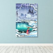 Toile Tsuchiya Koitsu - Neige de printemps à Maruyama (Insitu (Plancher de Bois))