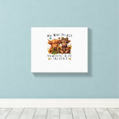 Toile Tu crois que je suis sûr que tu devrais rencontrer (Insitu (Plancher de Bois))