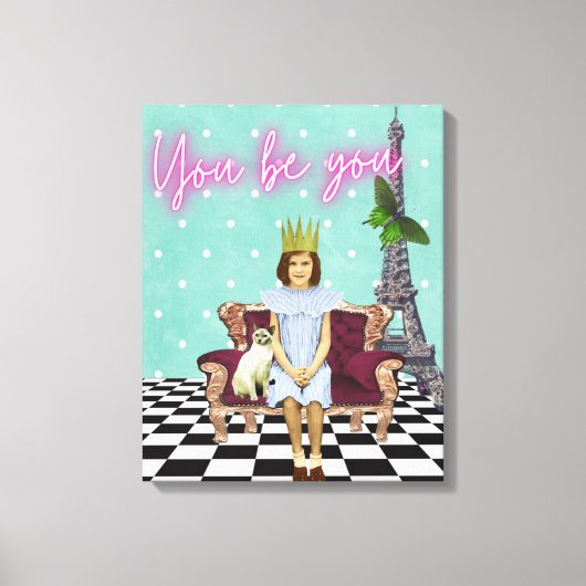 Toile Tu Es L'Autonomie De L'Art Pop Girl (Recto)