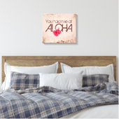 Toile Tu m'as eu à Aloha (Insitu(Chambre))