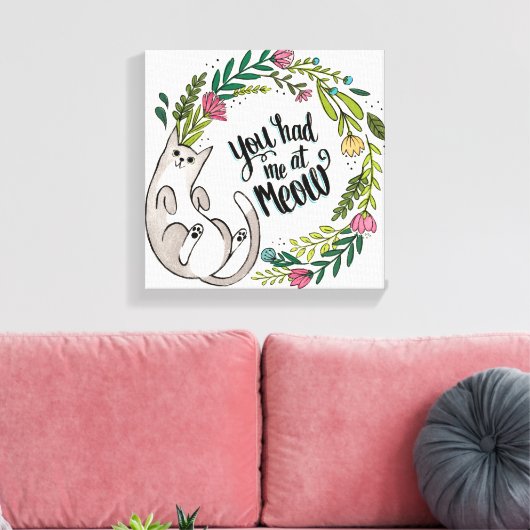 Toile Tu M'As Eu À Meow (Insitu(Salon))