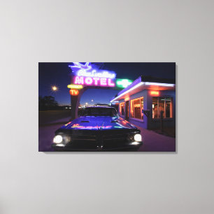 Toile Tucumcari, Nouveau-Mexique, États-Unis. Route 66