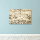 Toile Tueur d'équipage et pelage d'ours, à l'extérieur d (Insitu (Plancher de Bois))