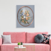 Toile Tufted Titmouse 16x20" (Insitu(Salon))