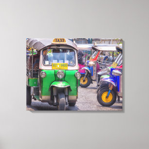 Toile Tuks de Tuk dans Bankok, Thaïlande