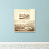 Toile Tulare Co ranch, station (Insitu (Plancher de Bois))