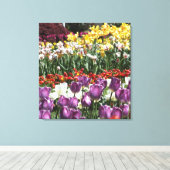 Toile Tulip Garden Wrapper Canvas Imprimer (Insitu (Plancher de Bois))