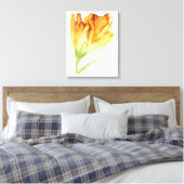 Toile Tulipe à franges jaunes—personnalisable— (Insitu(Chambre))