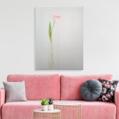 Toile Tulipe blanche rose dans le vase (Insitu(Salon))