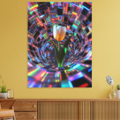 Toile Tulipe dans un tunnel de vortex prismatique (Insitu(Salon))