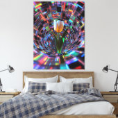 Toile Tulipe dans un tunnel de vortex prismatique (Insitu(Chambre))