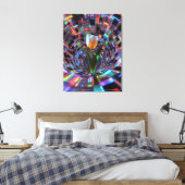 Toile Tulipe dans un tunnel de vortex prismatique (Insitu(Chambre))