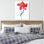 Toile Tulipe : Perroquet Rouge (Insitu(Chambre))