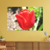 Toile Tulipe rouge brillante (Insitu(Salon))