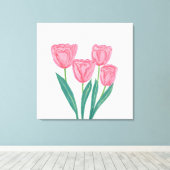 Toile Tulipes (Insitu (Plancher de Bois))