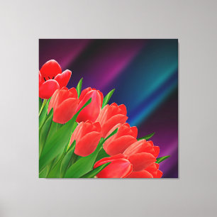 Toile Tulipes