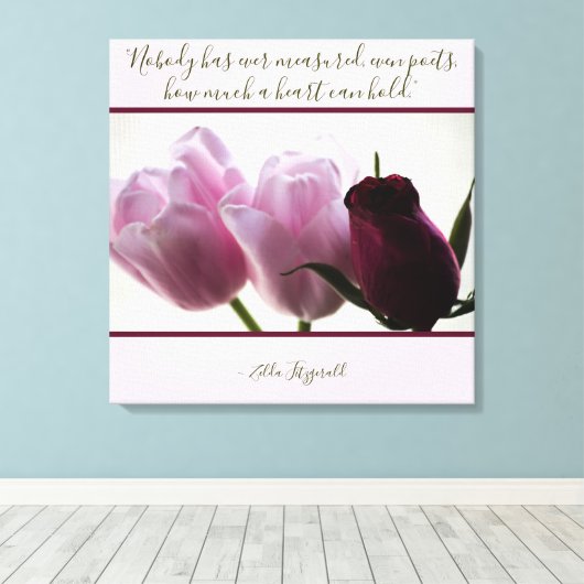 Toile Tulipes 3258 (Insitu (Plancher de Bois))