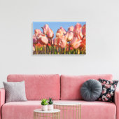 Toile Tulipes à ressort rose (Insitu(Salon))