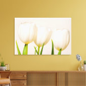 Toile Tulipes blanches sur fond blanc, (Insitu(Salon))