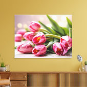 Toile Tulipes de printemps pour la Saint Valentin (Insitu(Salon))