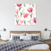 Toile Tulipes florales douces (Insitu(Chambre))