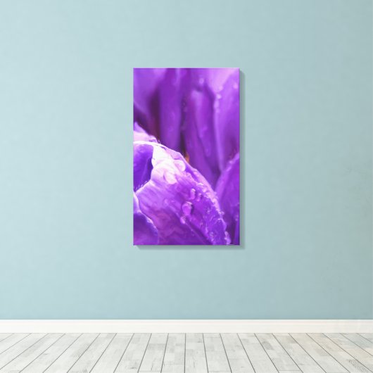 Toile Tulipes pourpres (Insitu (Plancher de Bois))