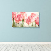 Toile Tulipes roses (Insitu (Plancher de Bois))