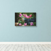 Toile Tulipes roses délicates (Insitu (Plancher de Bois))