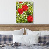 Toile Tulipes rouges dans le champ (Insitu(Chambre))