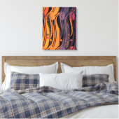 Toile Tulipes stylisées vintages (Insitu(Chambre))