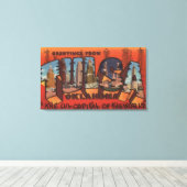 Toile Tulsa, OklahomaScènes de grandes lettresTulsa, OK (Insitu (Plancher de Bois))
