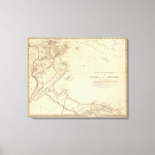 Toile Tunis, Tripoli (Recto)