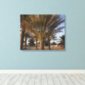 Toile Tunisie, désert du Sahara, Douz, Grande Dune, palm (Insitu (Plancher de Bois))
