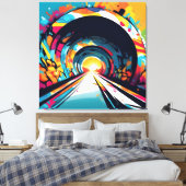 Toile Tunnel Avec Graffiti Art (Insitu(Chambre))