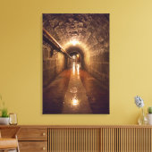 Toile Tunnel de mine de sel faiblement éclairé (Insitu(Salon))