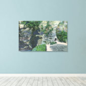 Toile Tunnel d'entrée du parc national et pont Sentry (Insitu (Plancher de Bois))