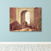 Toile Tunnel Highgate, gravé par George Hunt, vers 1830 (Insitu (Plancher de Bois))