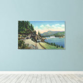 Toile Tunnels de route et de chemin de fer près de Bonne (Insitu (Plancher de Bois))