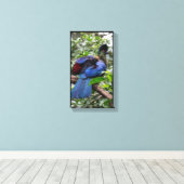 Toile Turaco Pourpre (Insitu (Plancher de Bois))